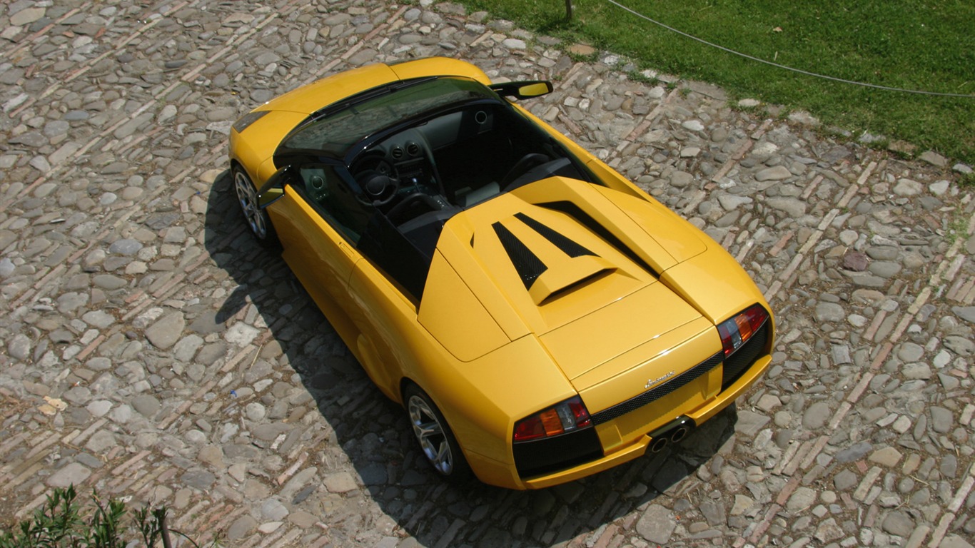 Lamborghini Murcielago Roadster - 2004 HD обои #17 - 1366x768