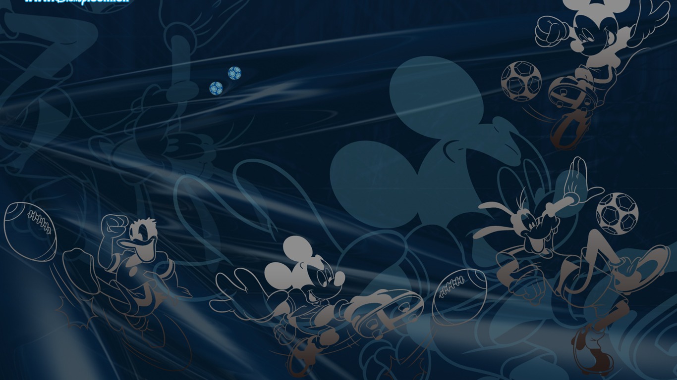Fondo de pantalla de dibujos animados de Disney Mickey (1) #7 - 1366x768