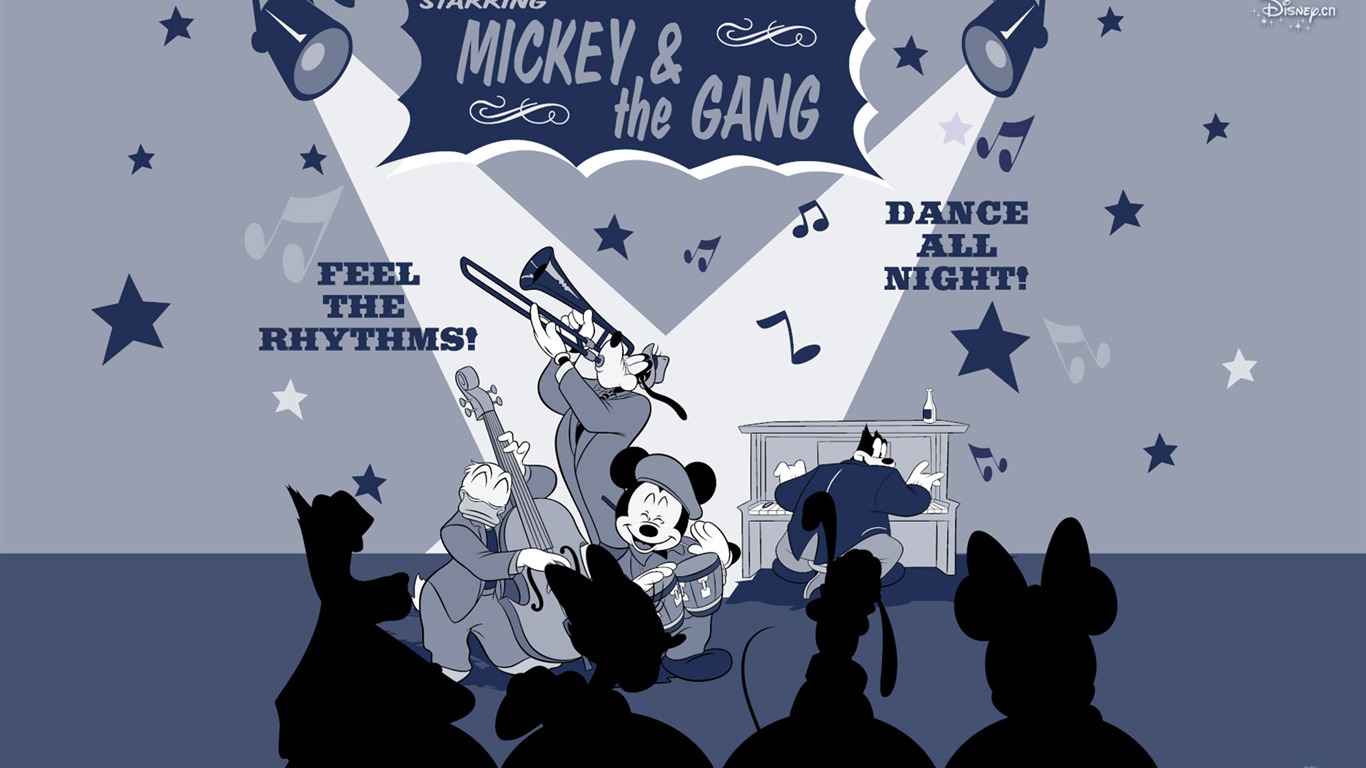 Fondo de pantalla de dibujos animados de Disney Mickey (1) #8 - 1366x768