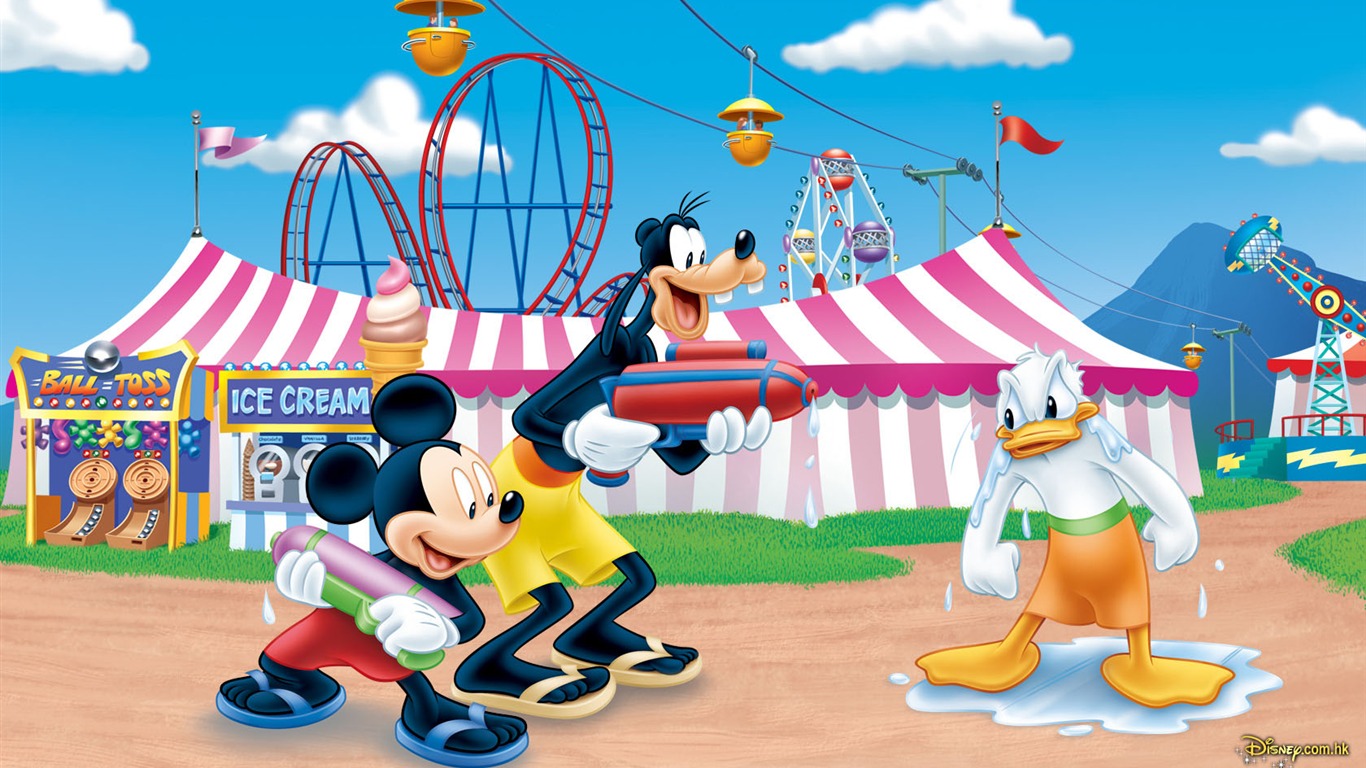 Fondo de pantalla de dibujos animados de Disney Mickey (1) #9 - 1366x768