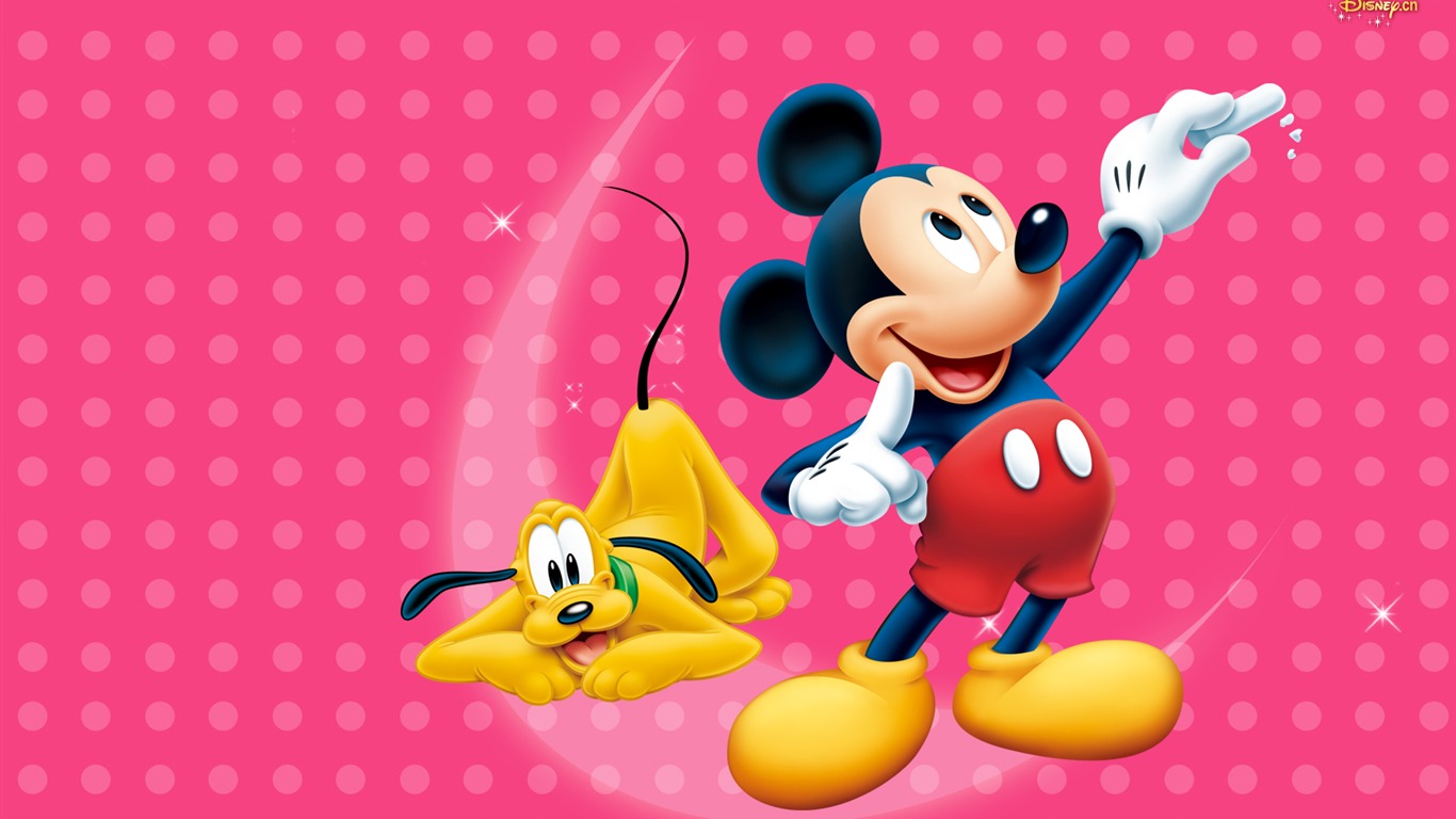 Fondo de pantalla de dibujos animados de Disney Mickey (2) #6 - 1366x768