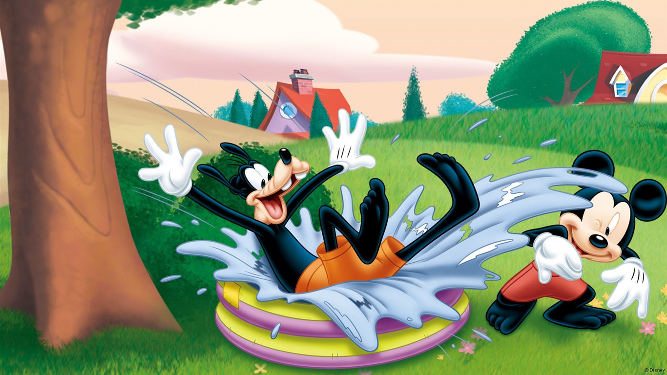 Fondo de pantalla de dibujos animados de Disney Mickey (2) #19 - 1366x768