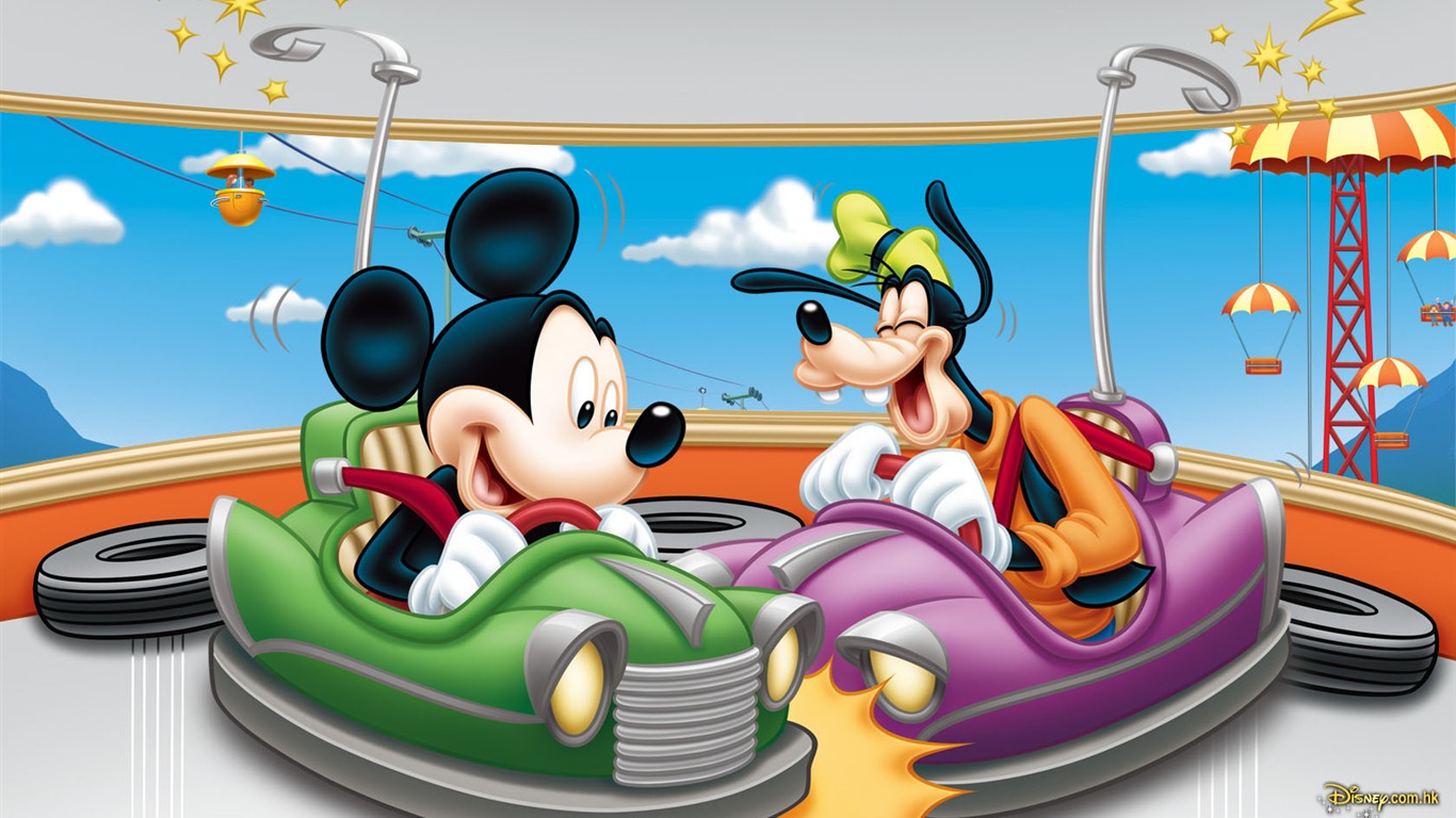 Fondo de pantalla de dibujos animados de Disney Mickey (2) #20 - 1366x768