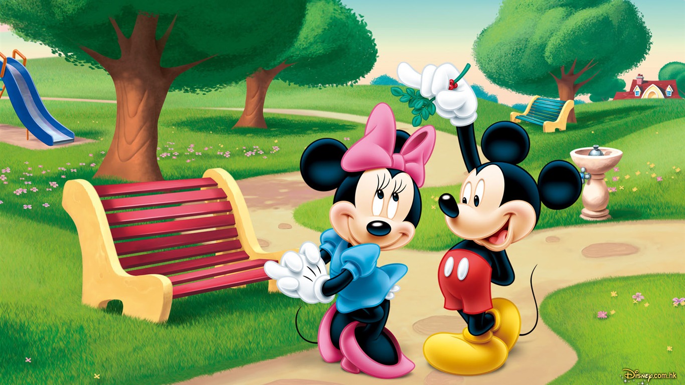 Fondo de pantalla de dibujos animados de Disney Mickey (4) #18 - 1366x768