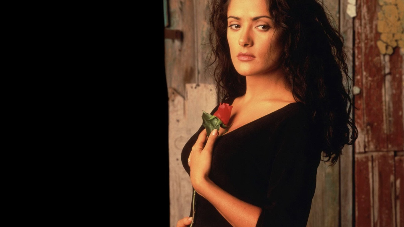 Salma Hayek hermoso fondo de pantalla (2) #25 - 1366x768