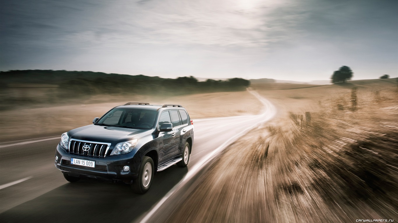 Toyota Land Cruiser Prado - 2009 HD Wallpaper #2 - 1366x768