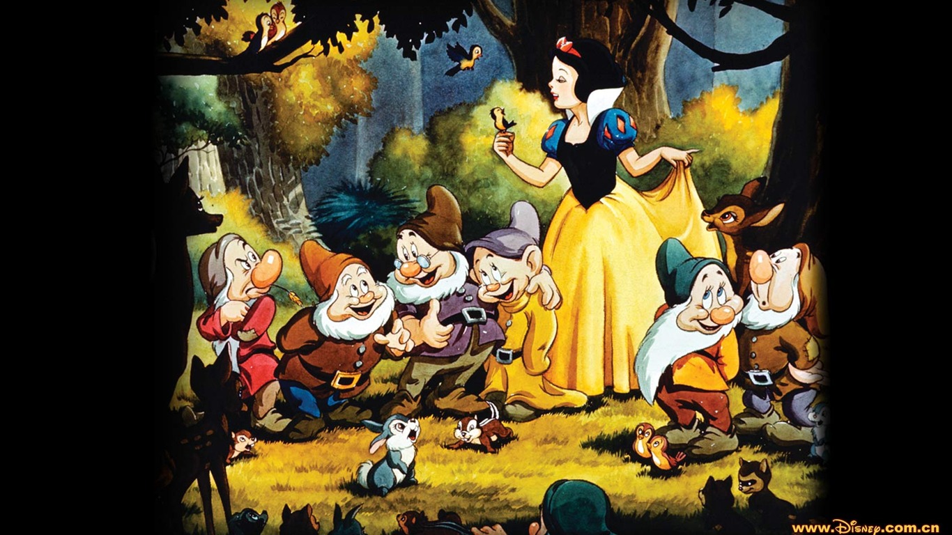 Princess Disney cartoon wallpaper (1) #5 - 1366x768