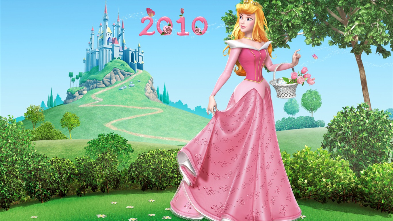 Princess Disney cartoon wallpaper (1) #15 - 1366x768