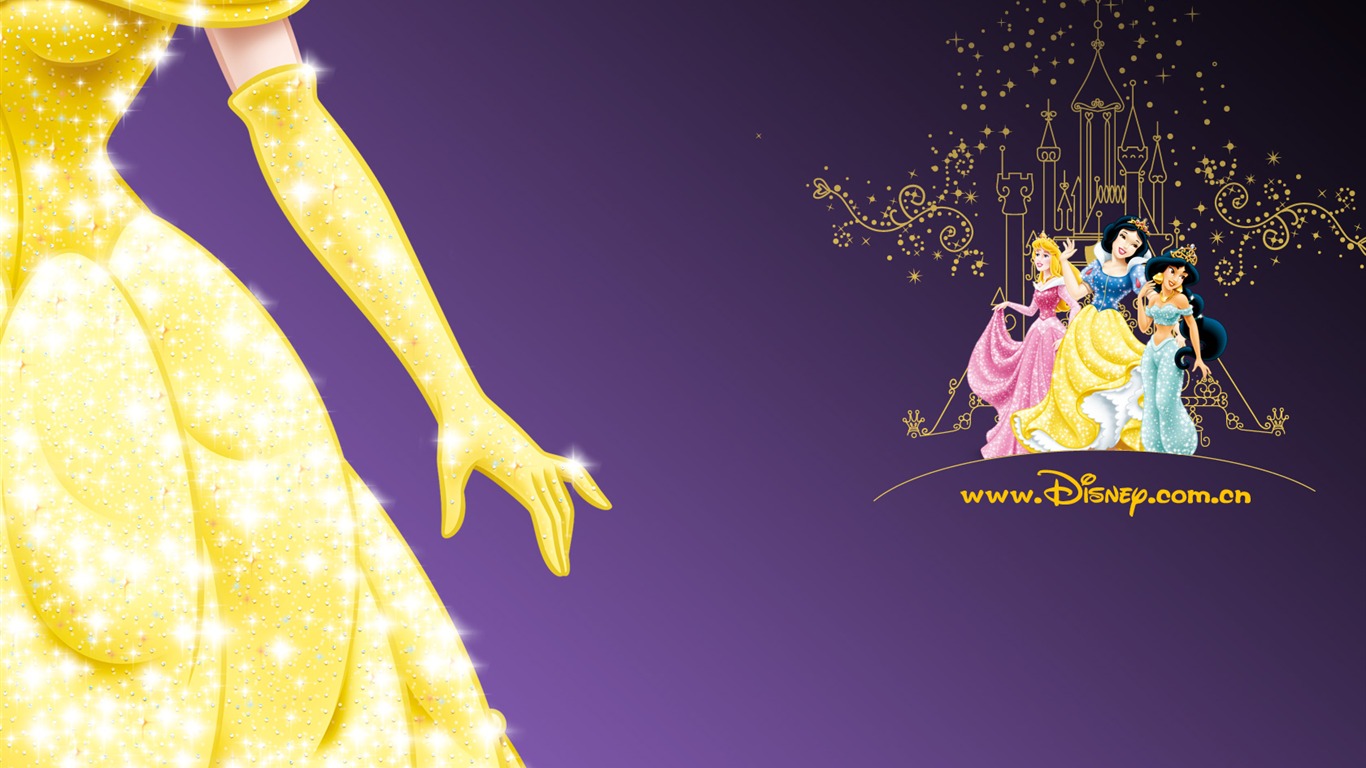 Princess Disney cartoon wallpaper (1) #17 - 1366x768