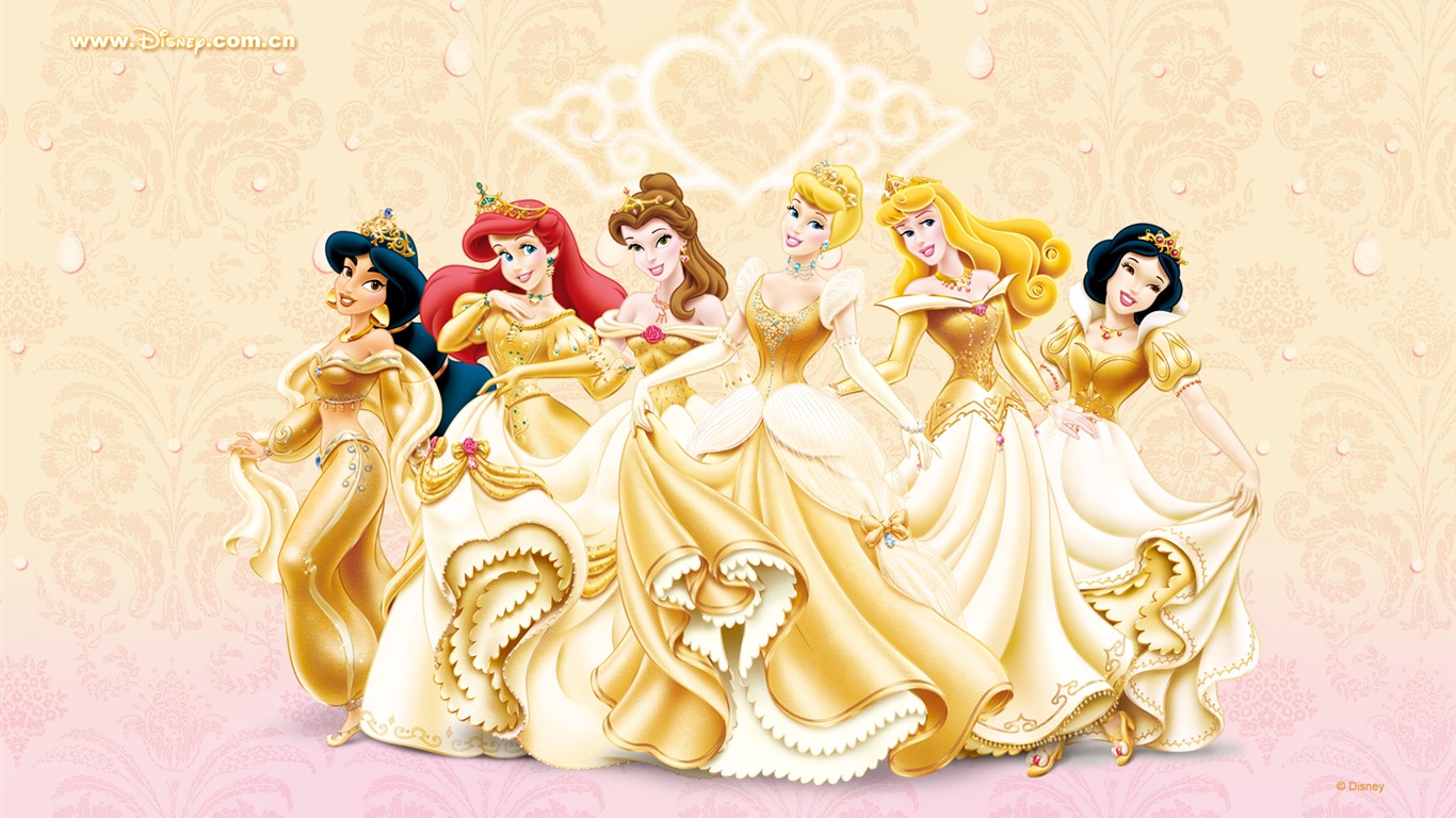 Princess Disney cartoon wallpaper (1) #20 - 1366x768