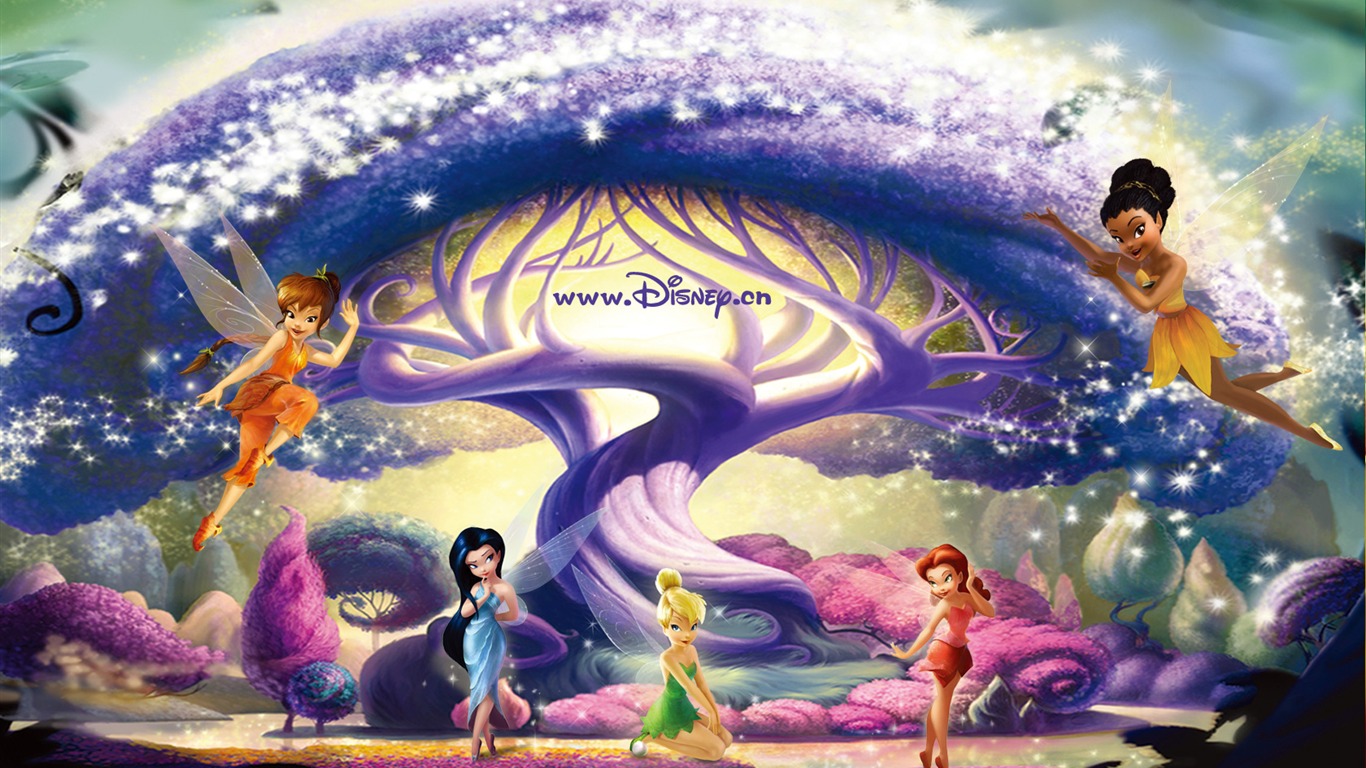 Princesa Disney de dibujos animados fondos de escritorio (2) #3 - 1366x768