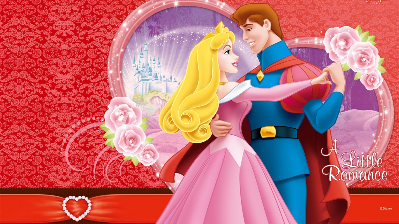 Princesa Disney de dibujos animados fondos de escritorio (2) #14 - 1366x768