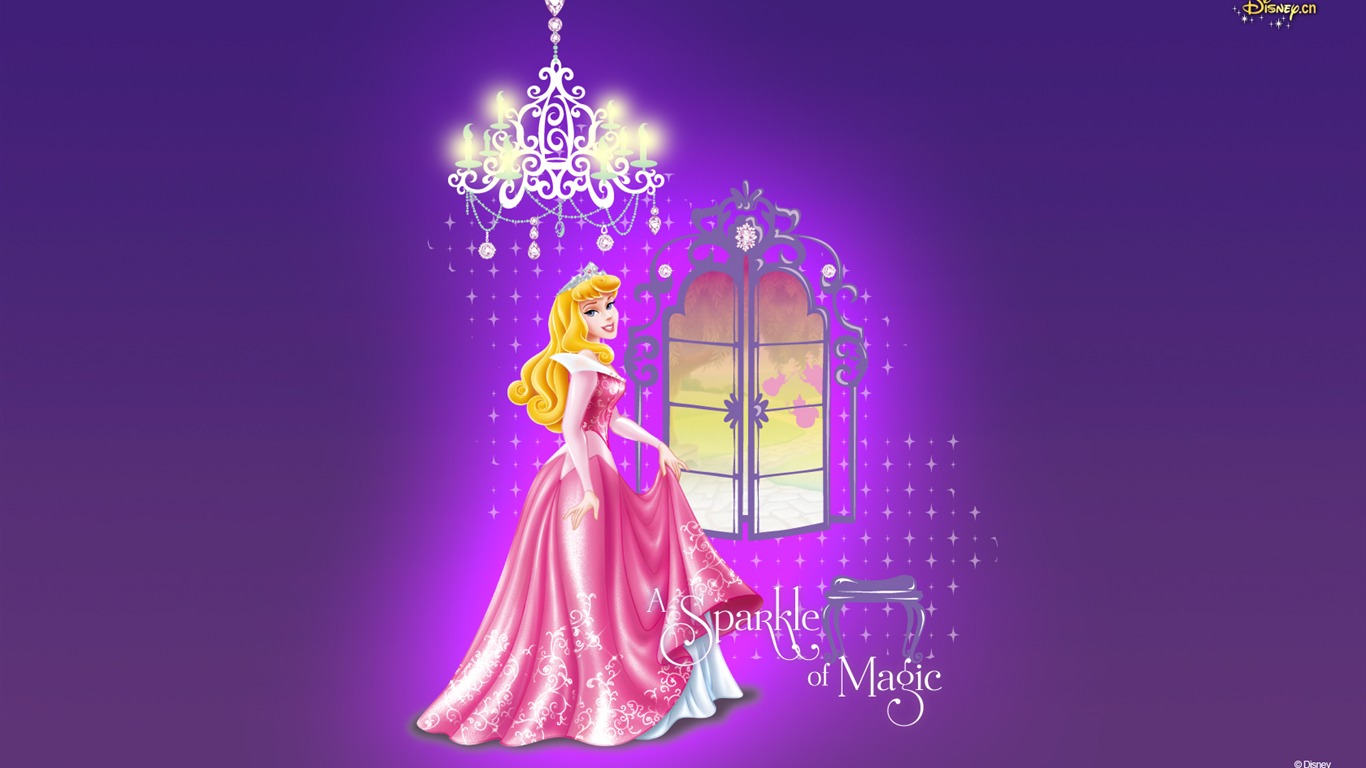 Princesa Disney de dibujos animados fondos de escritorio (2) #15 - 1366x768