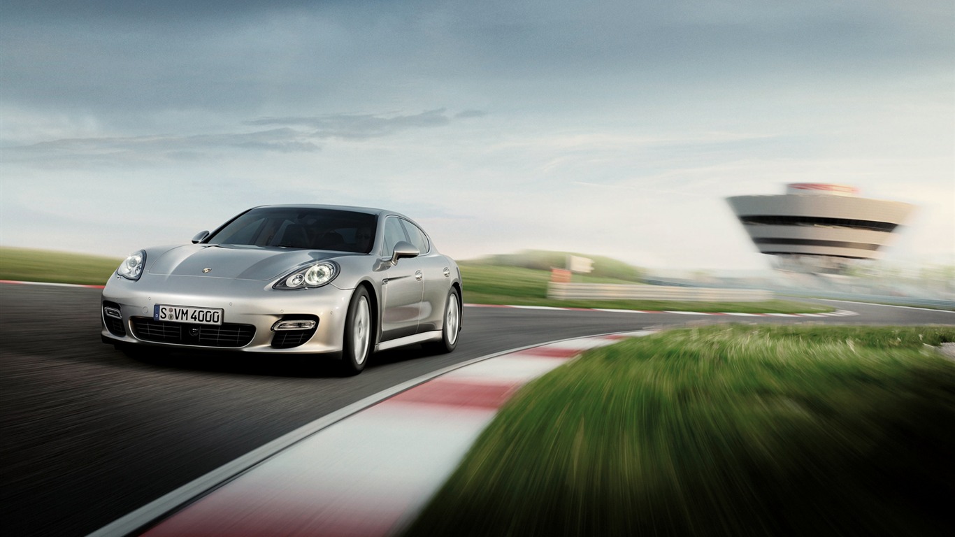 Porsche Panamera Turbo - 2009 fonds d'écran HD #2 - 1366x768