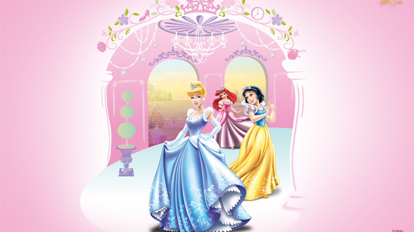 Princess Disney cartoon wallpaper (3) #2 - 1366x768