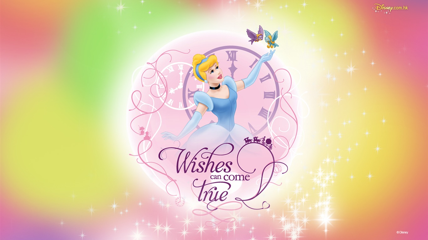 Princess Disney cartoon wallpaper (3) #9 - 1366x768