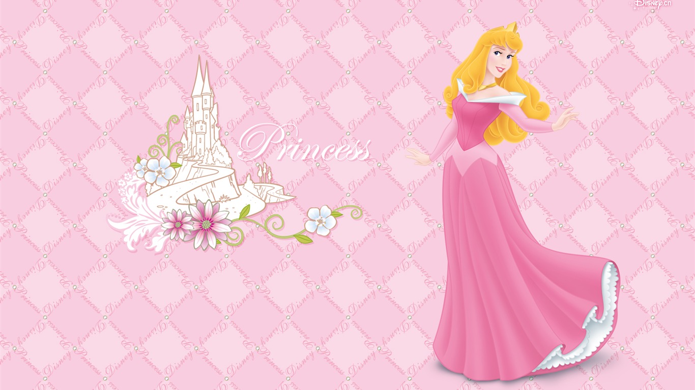 Princess Disney cartoon wallpaper (3) #10 - 1366x768