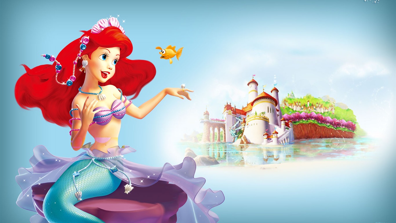 Fond d'écran dessin animé de Disney Princess (3) #14 - 1366x768