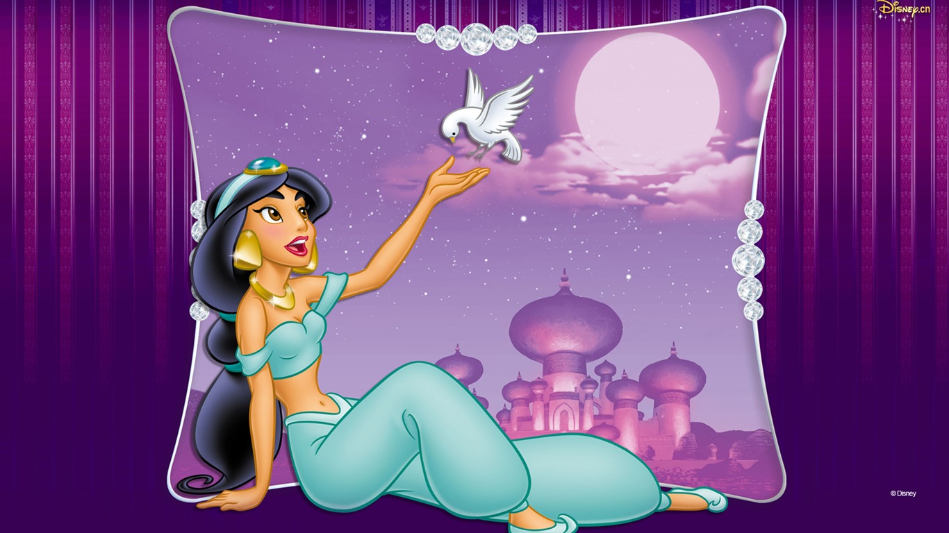 Princezna Disney karikatury tapety (3) #15 - 1366x768