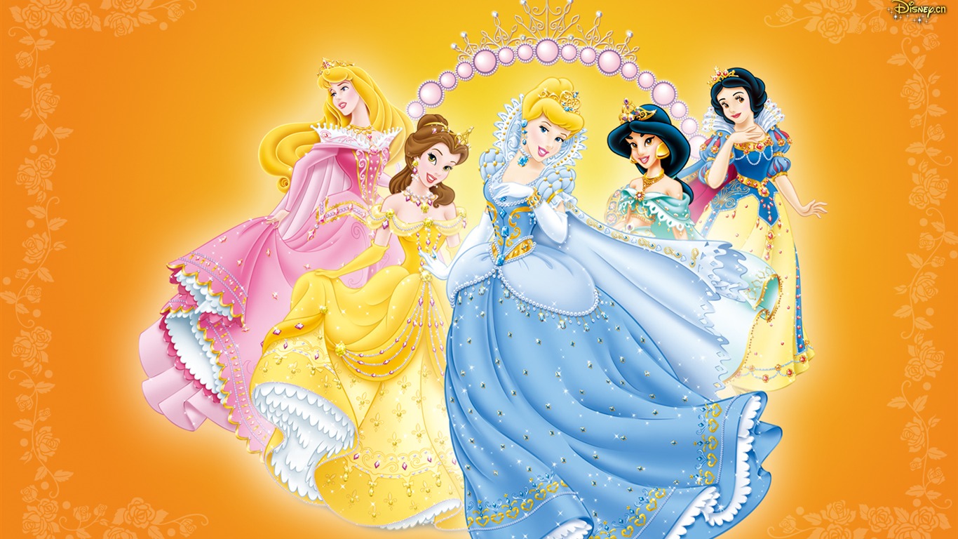 Fond d'écran dessin animé de Disney Princess (3) #17 - 1366x768