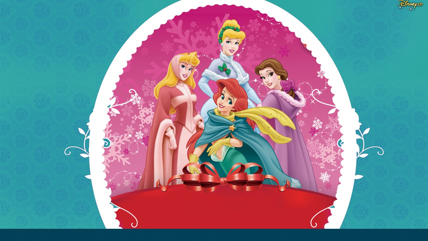 Princesa Disney de dibujos animados fondos de escritorio (4) #15 - 1366x768