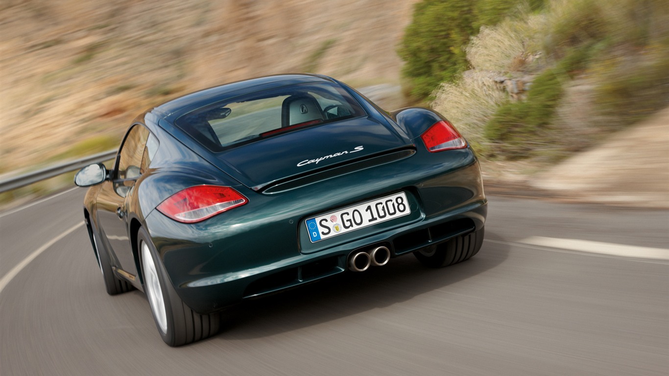 Porsche Cayman S - 2009 HD обои #6 - 1366x768