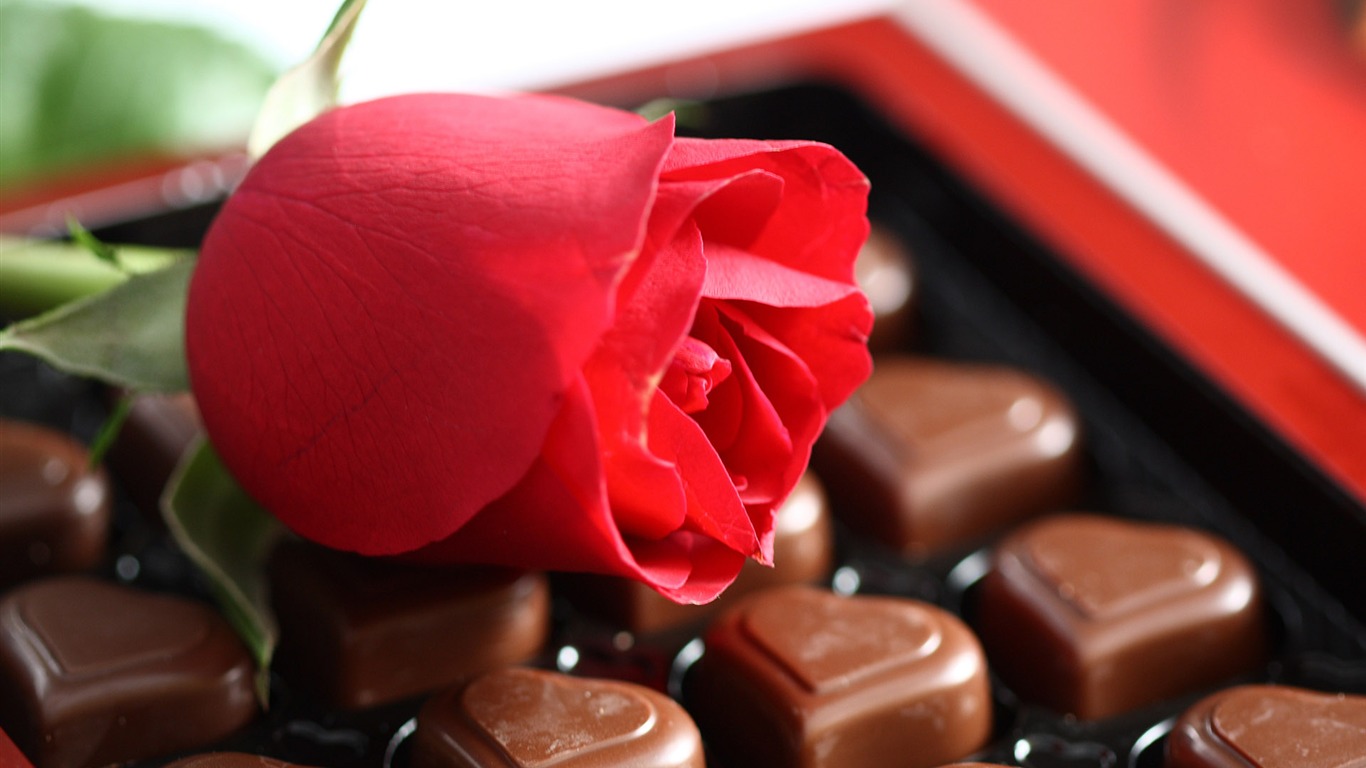 Chocolate close-up wallpaper (2) #8 - 1366x768