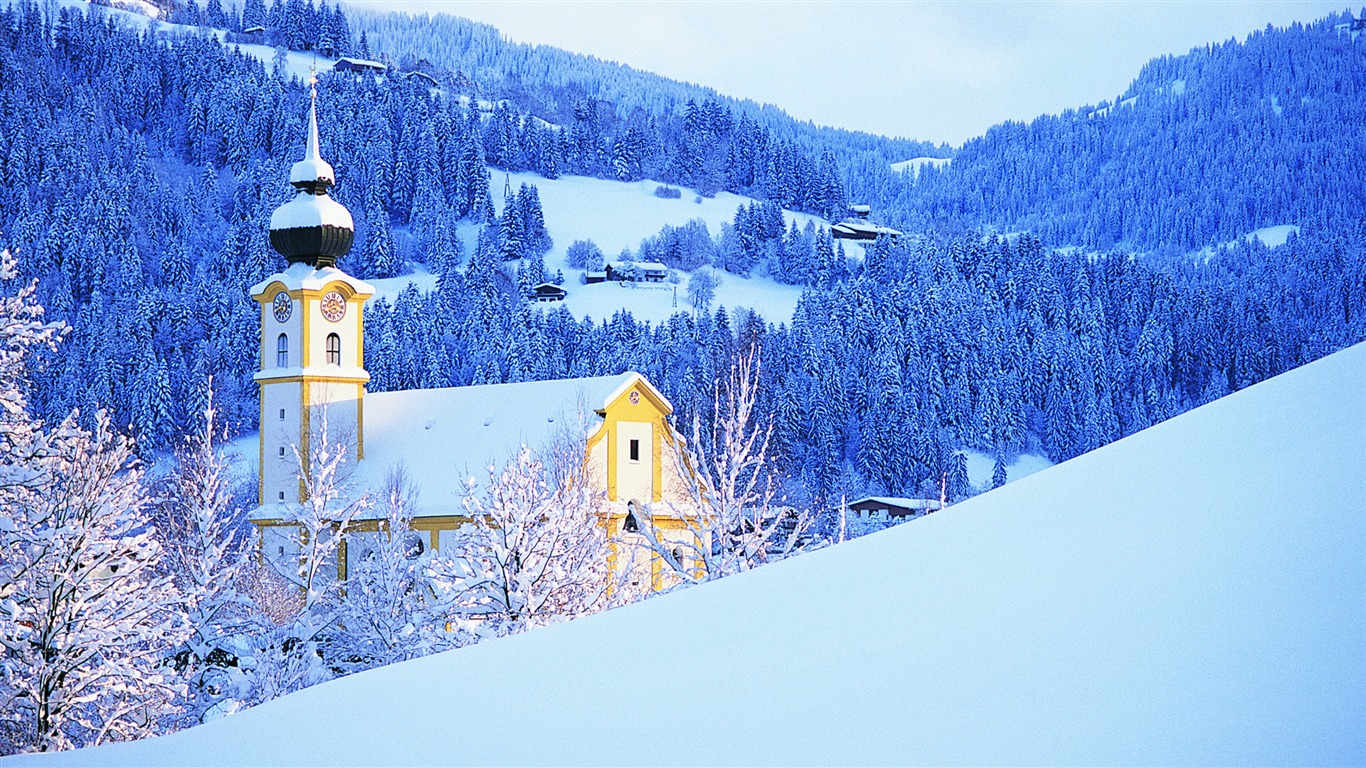 宽屏雪景 壁纸(四)7 - 1366x768