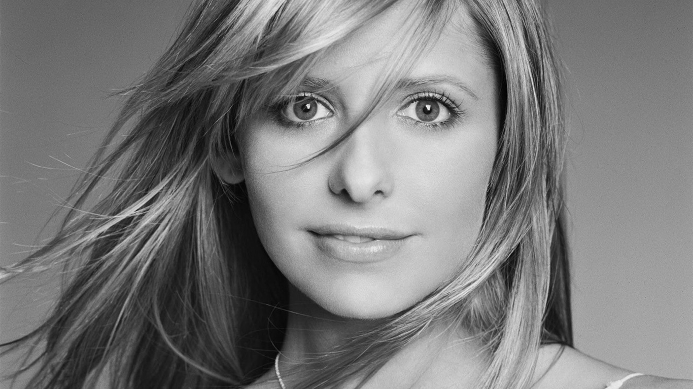 Sarah Michelle Gellar hermosos fondos de escritorio (2) #3 - 1366x768