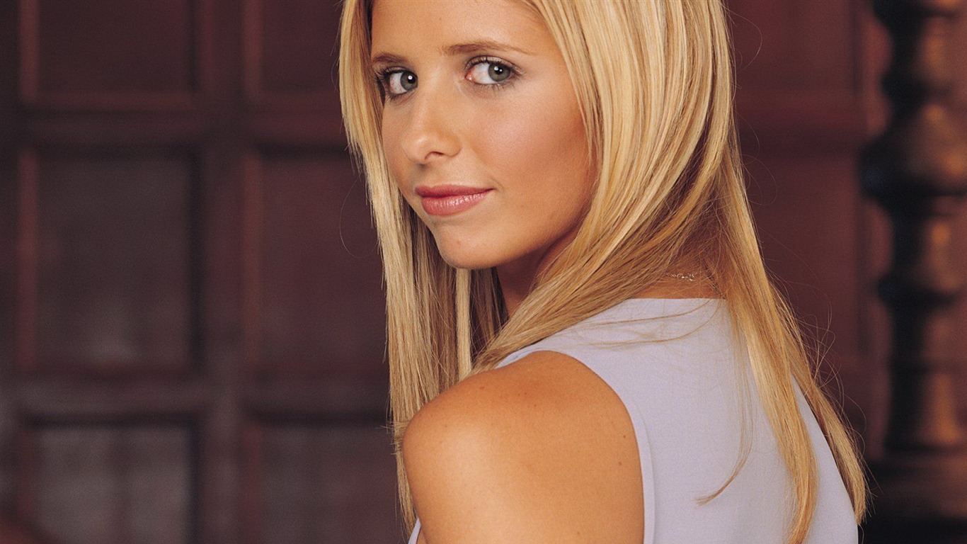 Sarah Michelle Gellar krásnou tapetu (2) #13 - 1366x768