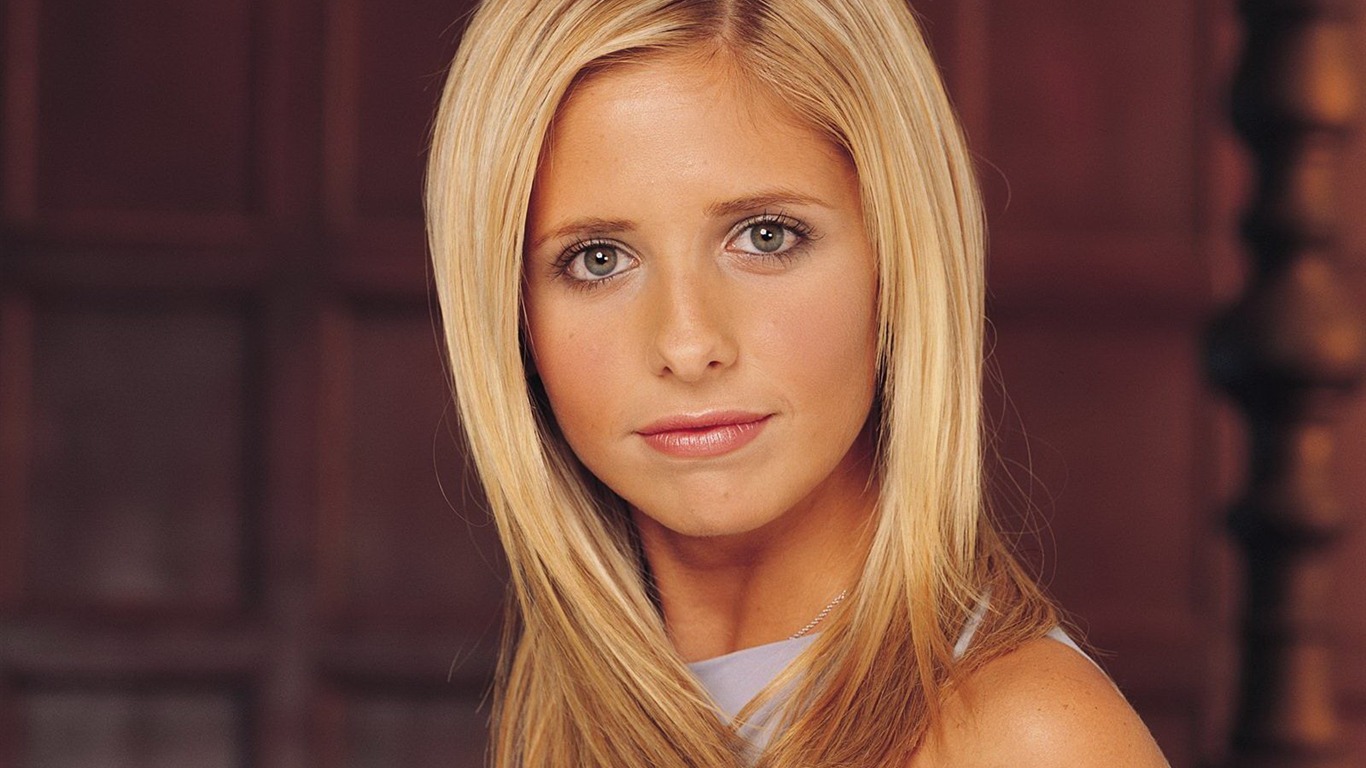 Sarah Michelle Gellar hermosos fondos de escritorio (2) #14 - 1366x768