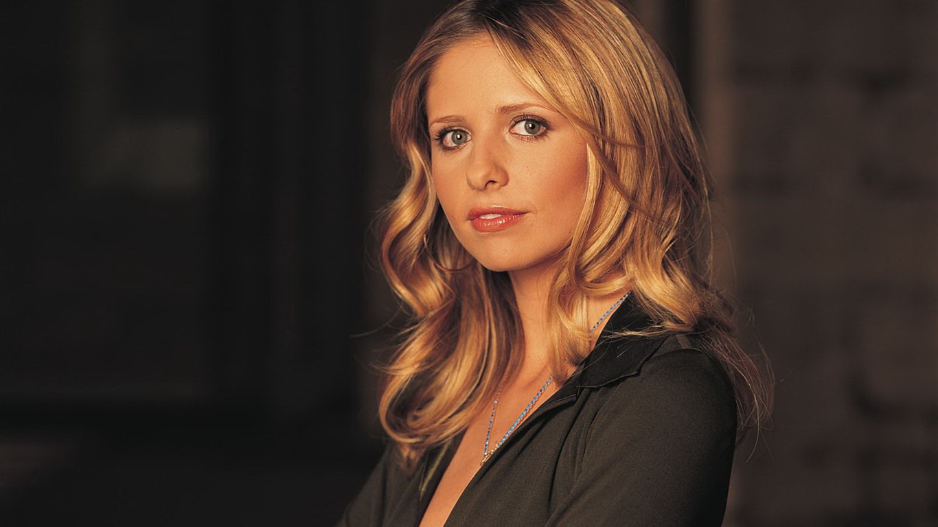 Sarah Michelle Gellar krásnou tapetu (2) #20 - 1366x768