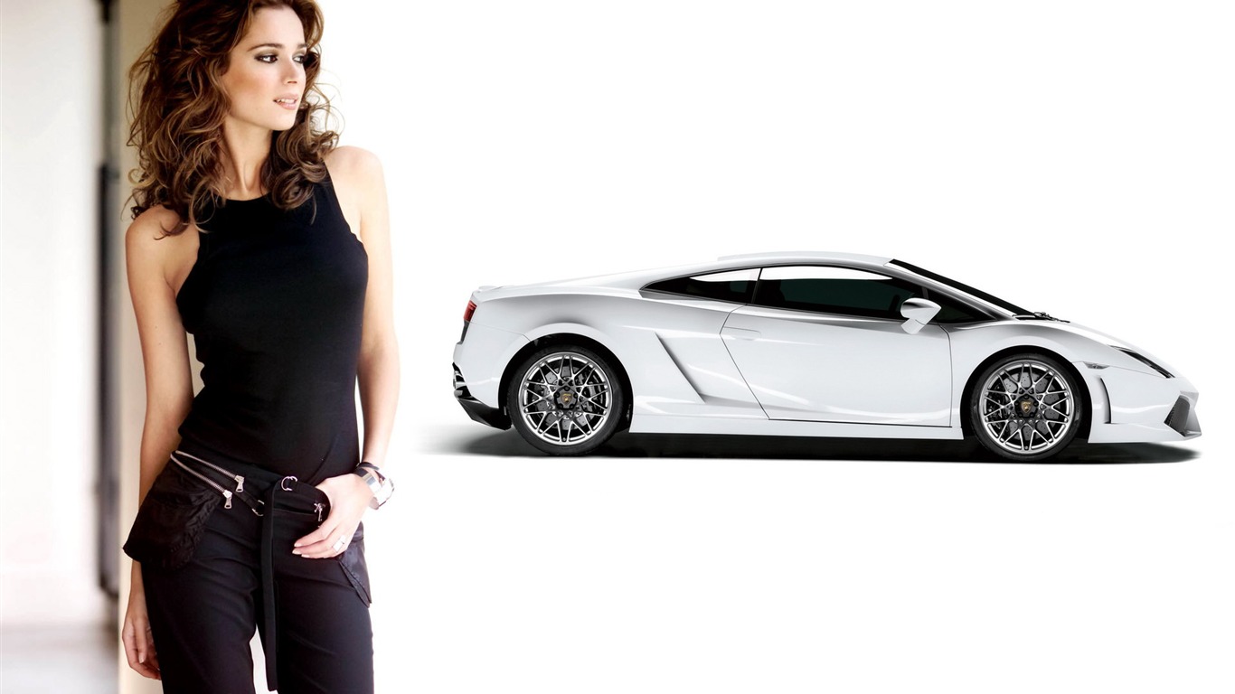 Cars and Girls wallpapers (1) #12 - 1366x768