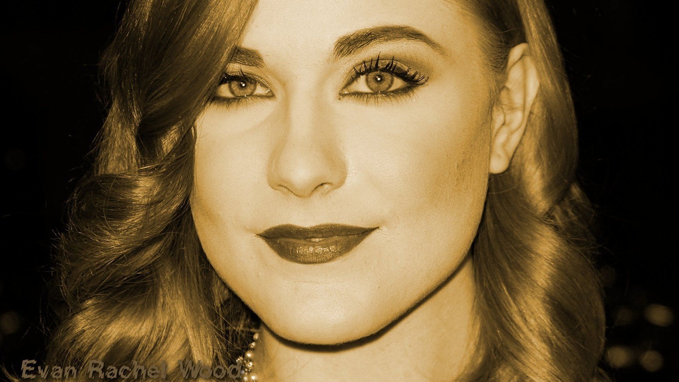 Evan Rachel Wood krásnou tapetu #3 - 1366x768