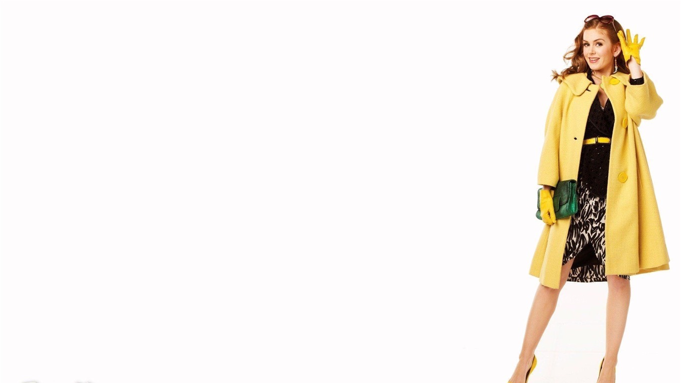 Isla Fisher beau fond d'écran #4 - 1366x768