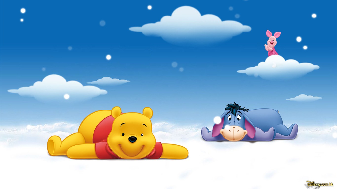 Walt Disney de dibujos animados de Winnie the Pooh fondo de pantalla (1) #7 - 1366x768