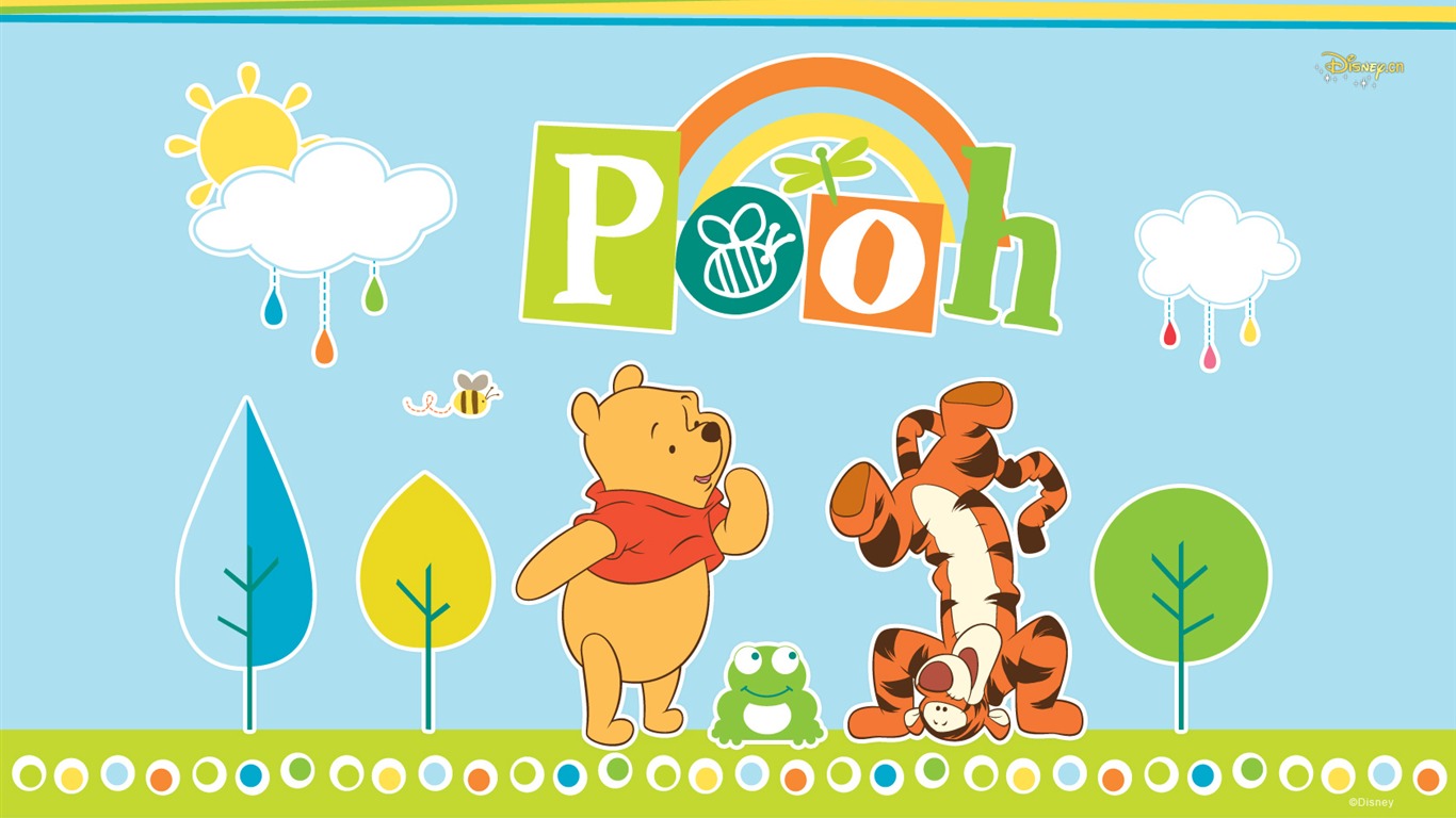 Walt Disney Winnie Pooh le fond d'écran (2) #4 - 1366x768