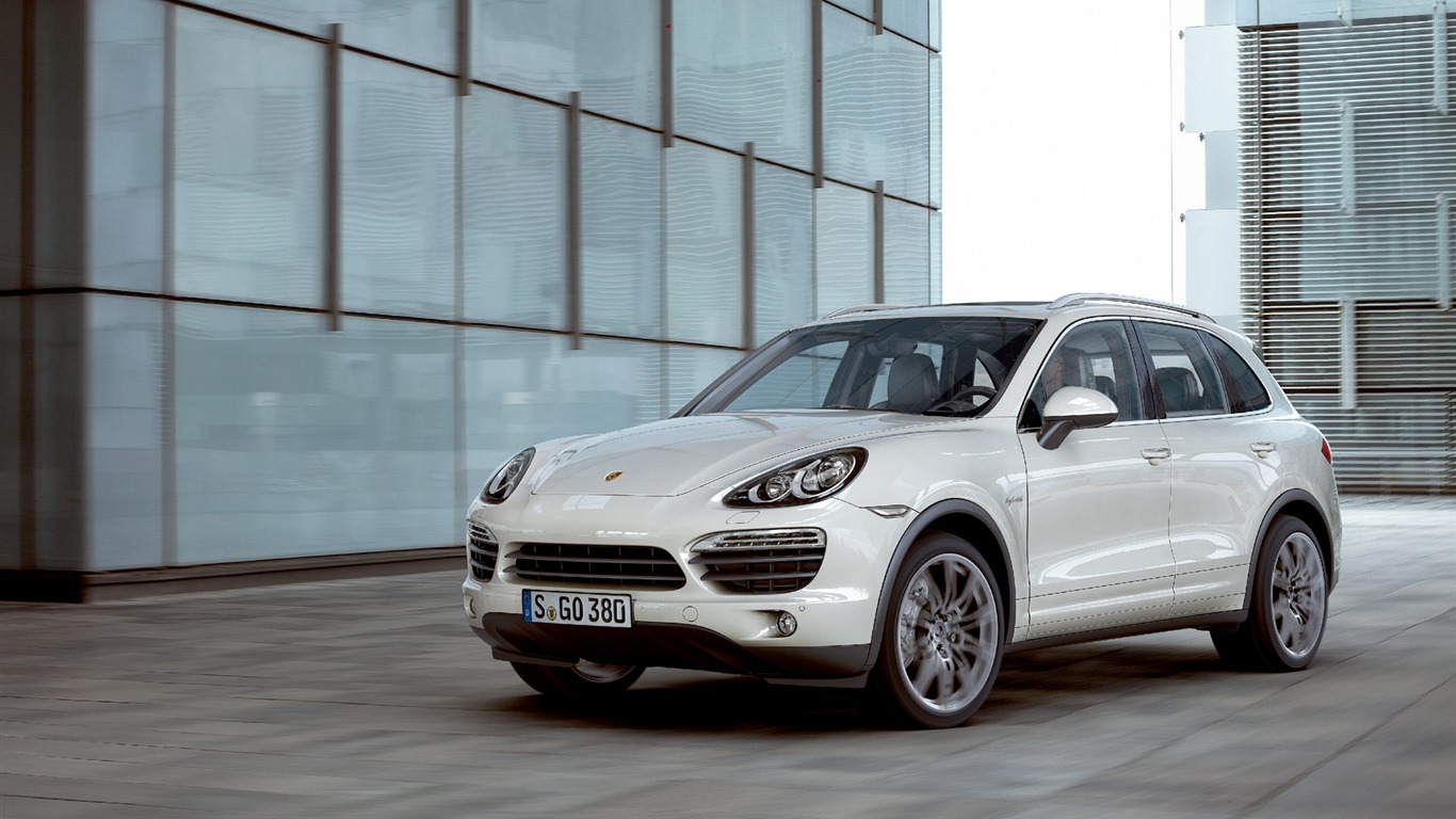 Porsche Cayenne S hybride - 2010 fonds d'écran HD #2 - 1366x768