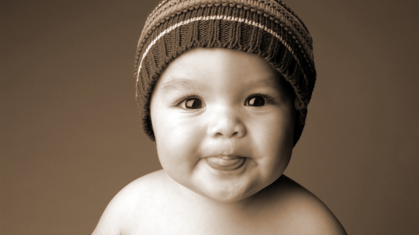 Cute Baby-Hintergründe (1) #4 - 1366x768