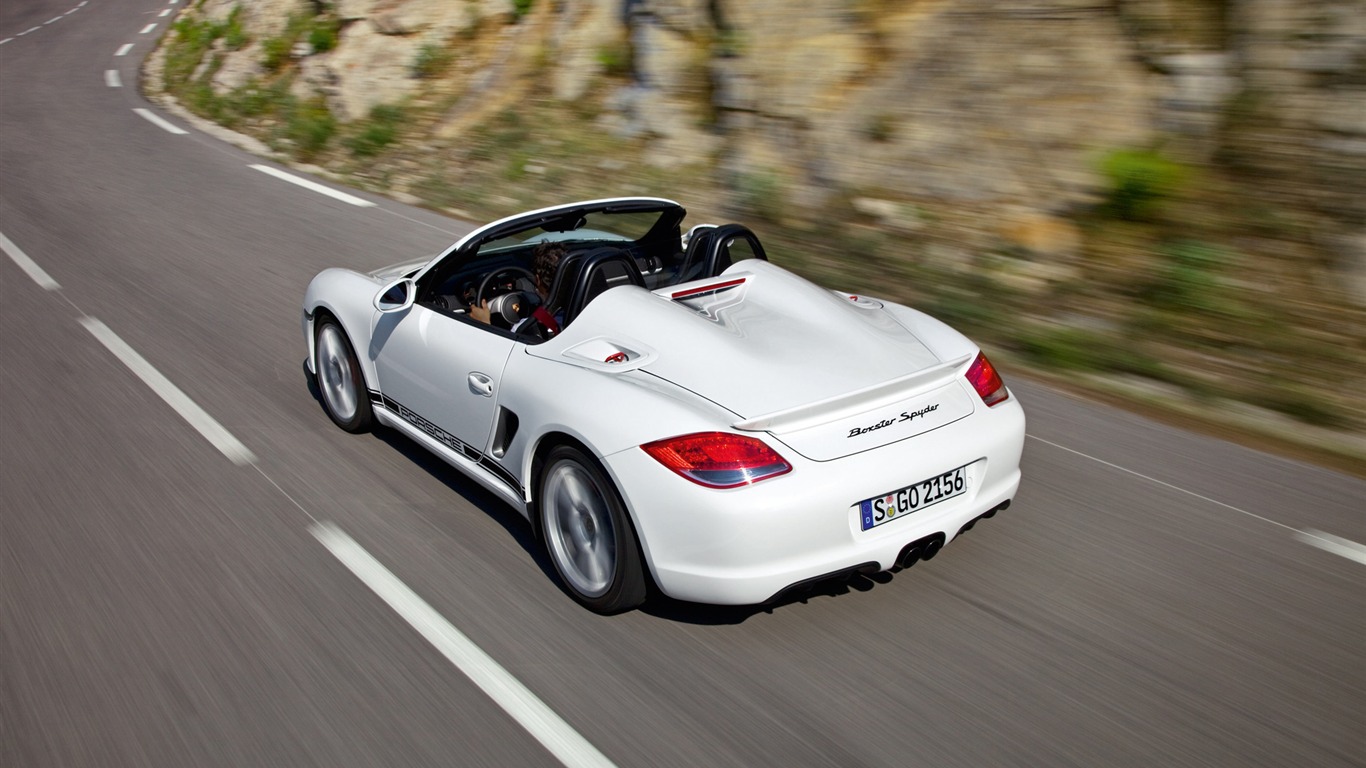 Porsche Boxster Spyder - 2010 HD wallpaper #5 - 1366x768