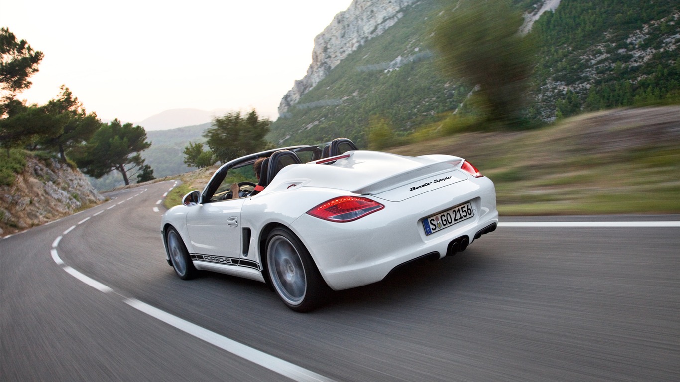 Porsche Boxster Spyder - 2010 fonds d'écran HD #8 - 1366x768