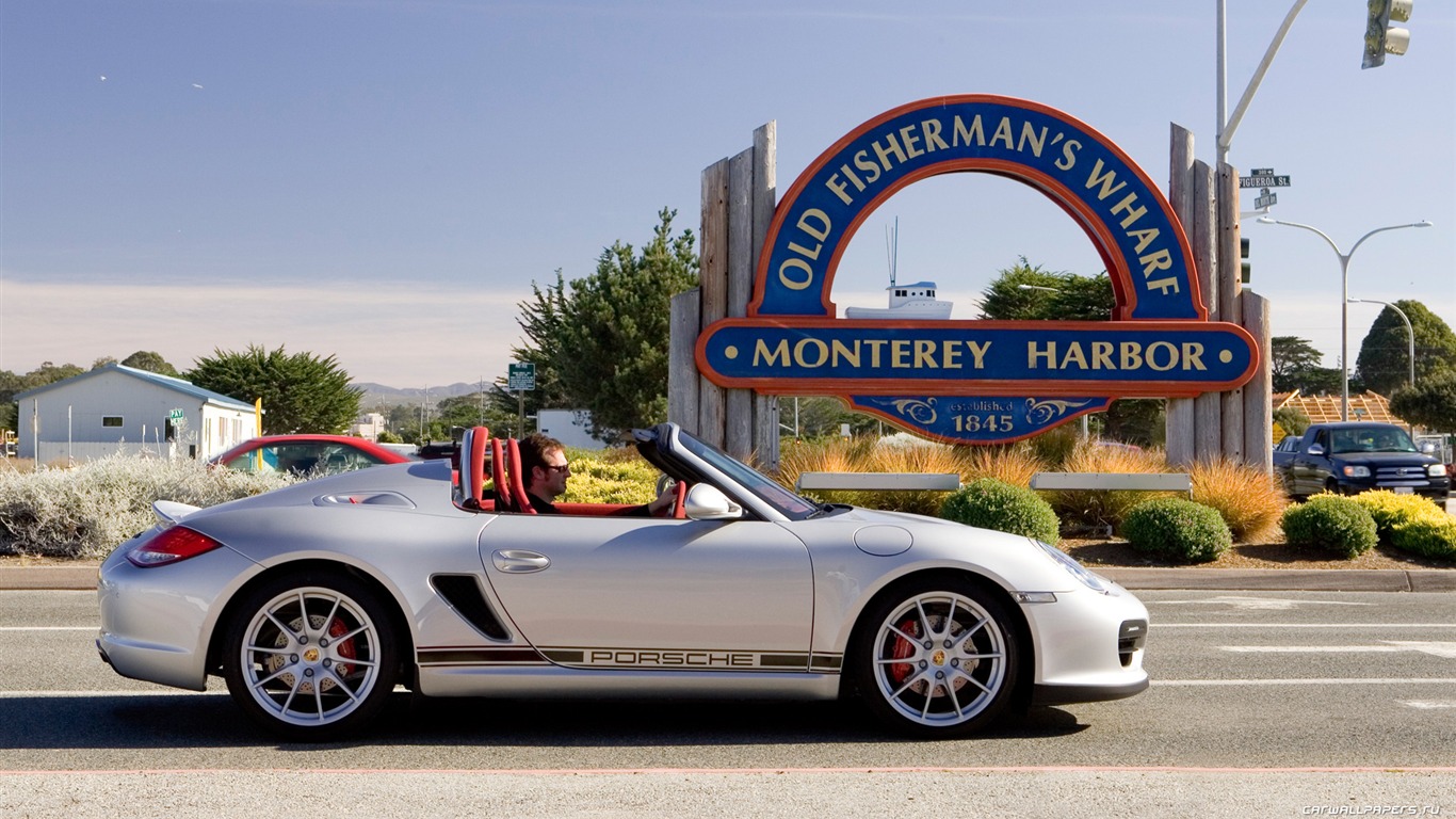 Porsche Boxster Spyder - 2010 HD tapetu #51 - 1366x768