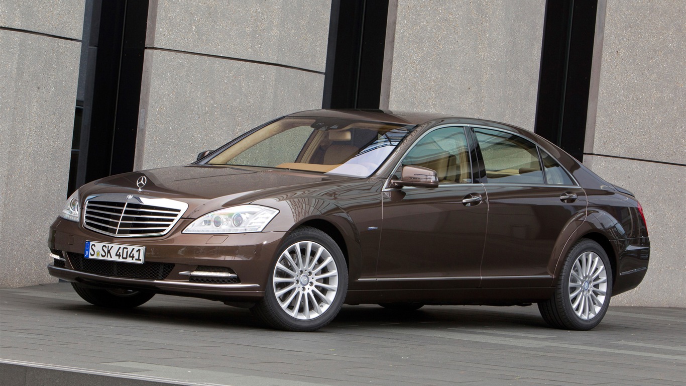 メルセデスベンツS350 BlueEFFICIENCYブルーテック-2010のHDの壁紙 #2 - 1366x768