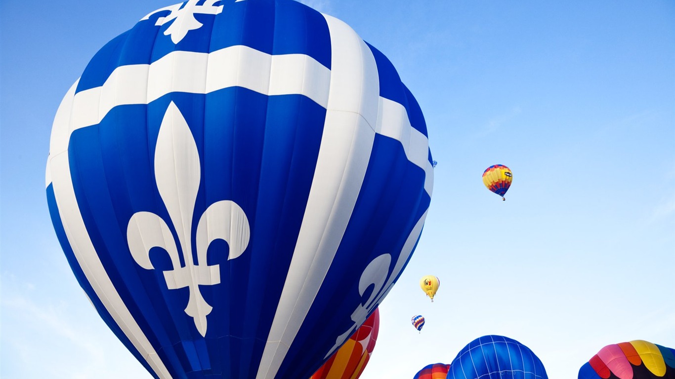 Colorful ballons à air chaud fond d'écran (1) #12 - 1366x768