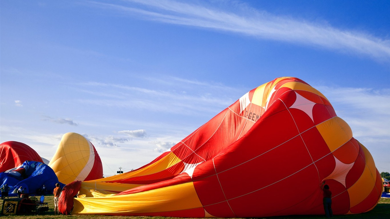 Barevné horkovzdušné balóny tapety (1) #16 - 1366x768