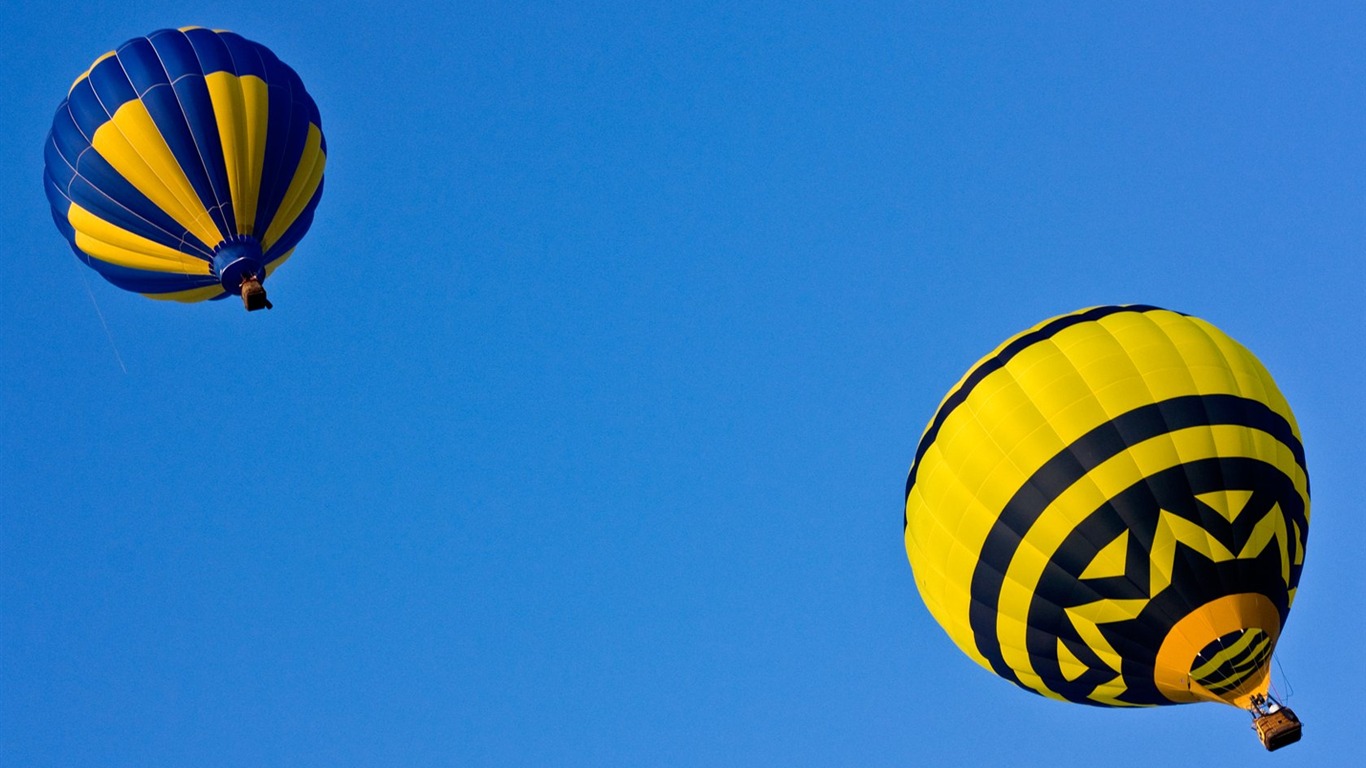 Barevné horkovzdušné balóny tapety (1) #18 - 1366x768