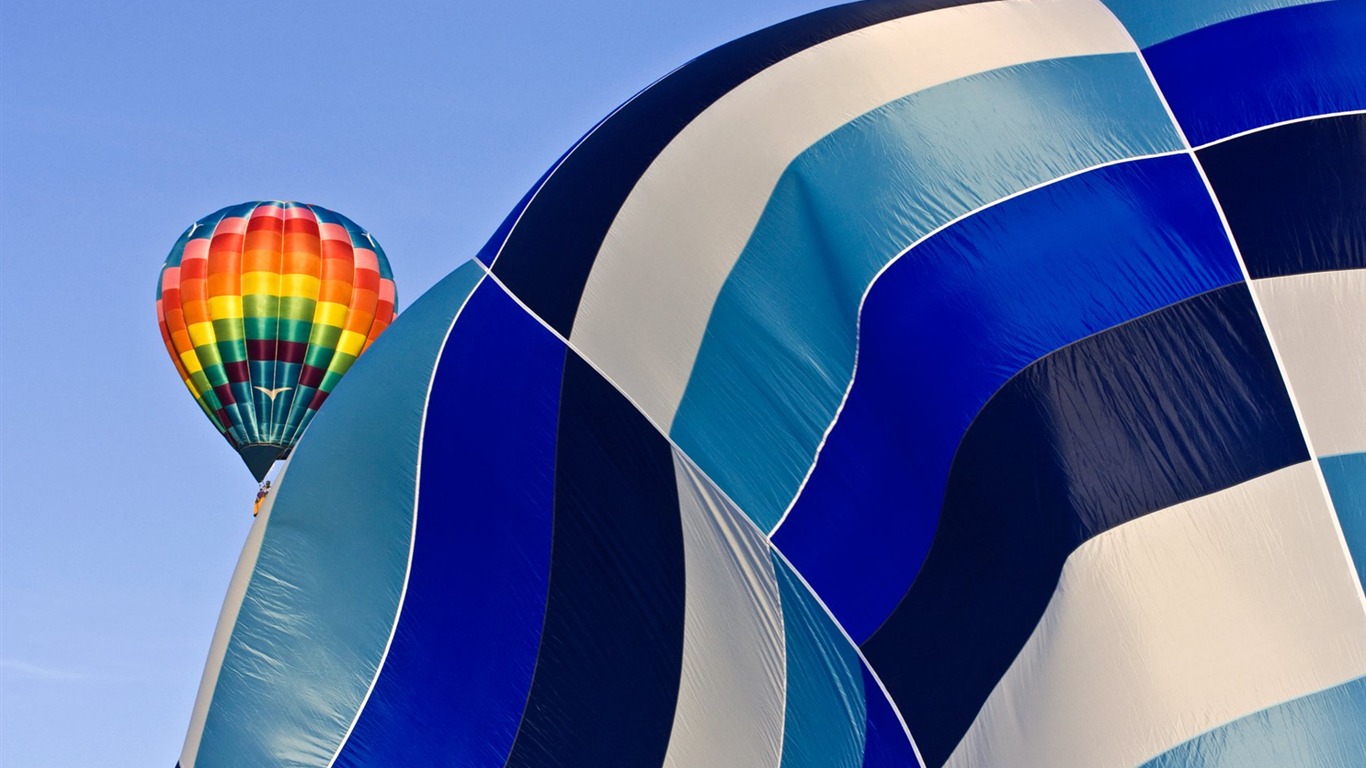Barevné horkovzdušné balóny tapety (2) #4 - 1366x768