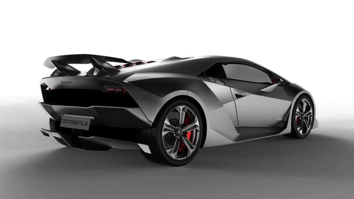 Concept Car Lamborghini Sesto Elemento - 2010 HD wallpaper #2 - 1366x768