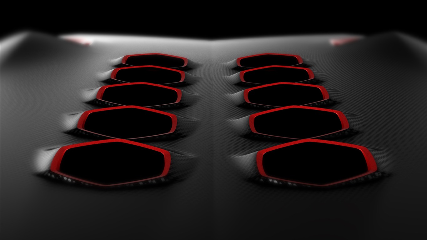 Concept Car Lamborghini Sesto Elemento - 2010 HD wallpaper #8 - 1366x768