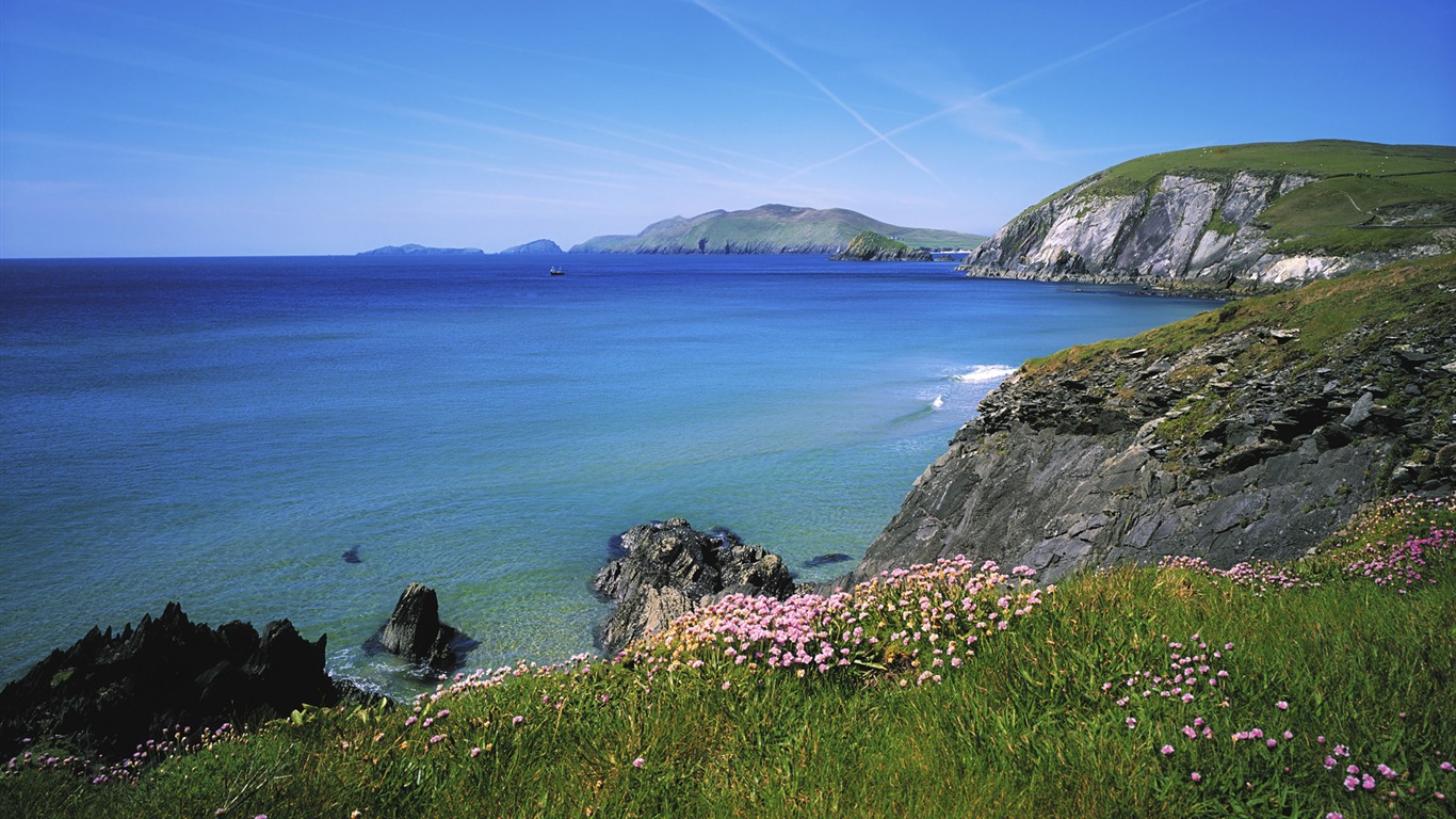 Красивые пейзажи Ирландии обои #1 - 1366x768